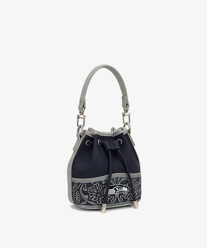 NFL Seattle Seahawks Floral Bucket Bag