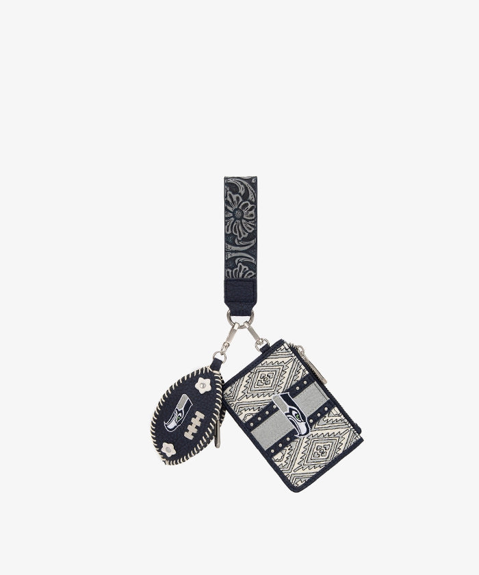 NFL Seattle Seahawks Football Wristlet Set