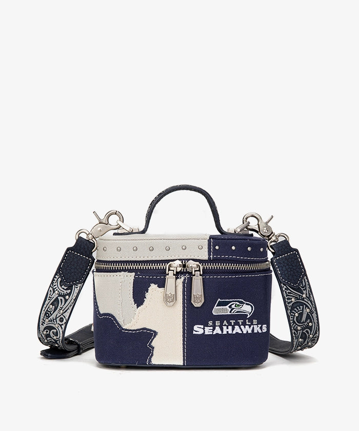 NFL Seattle Seahawks Western Canvas Crossbody Bag