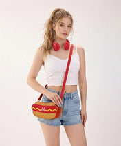MLB New York Yankees Hot Dog Crossbody Bag (Pre-Order)