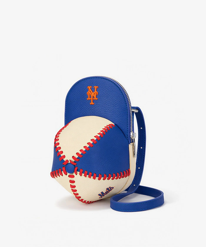 MLB New York Mets Baseball Cap Crossbody Purse