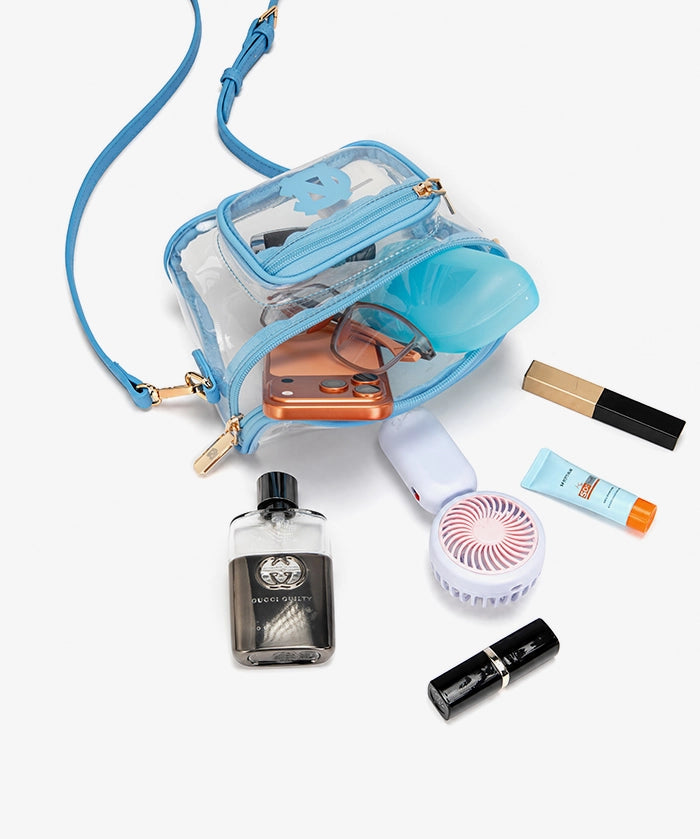 North Carolina Tar Heels Clear Crossbody Bag