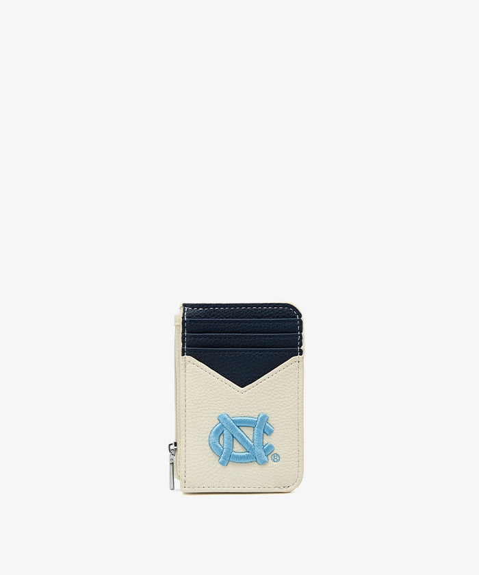 North Carolina Tar Heels Zip Card Case