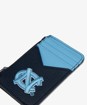 North Carolina Tar Heels Zip Card Case