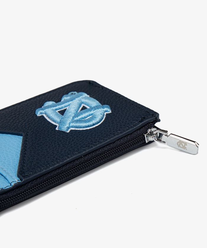 North Carolina Tar Heels Zip Card Case