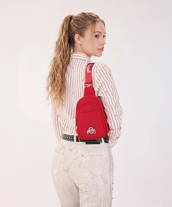 Ohio State Buckeyes Canvas Sling Bag
