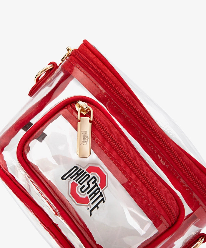 Ohio State Buckeyes Clear Crossbody Bag
