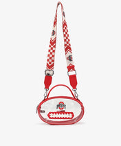 Ohio State Buckeyes Football Clear Crossbody Bag