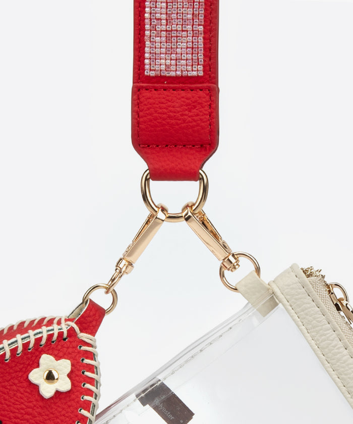 Ohio State Buckeyes Football Clear Wristlet Set