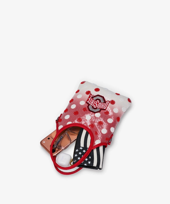 Ohio State Buckeyes Top Handle Crossbody Bag