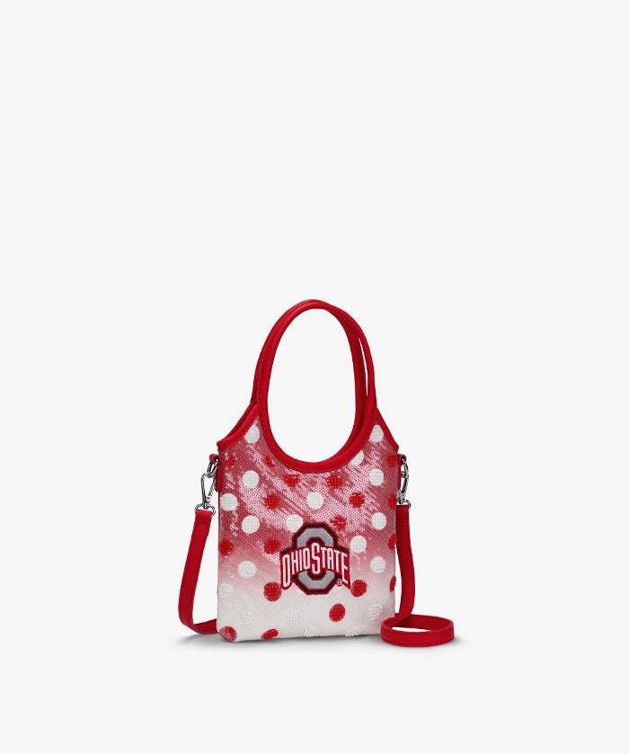 Ohio State Buckeyes Top Handle Crossbody Bag