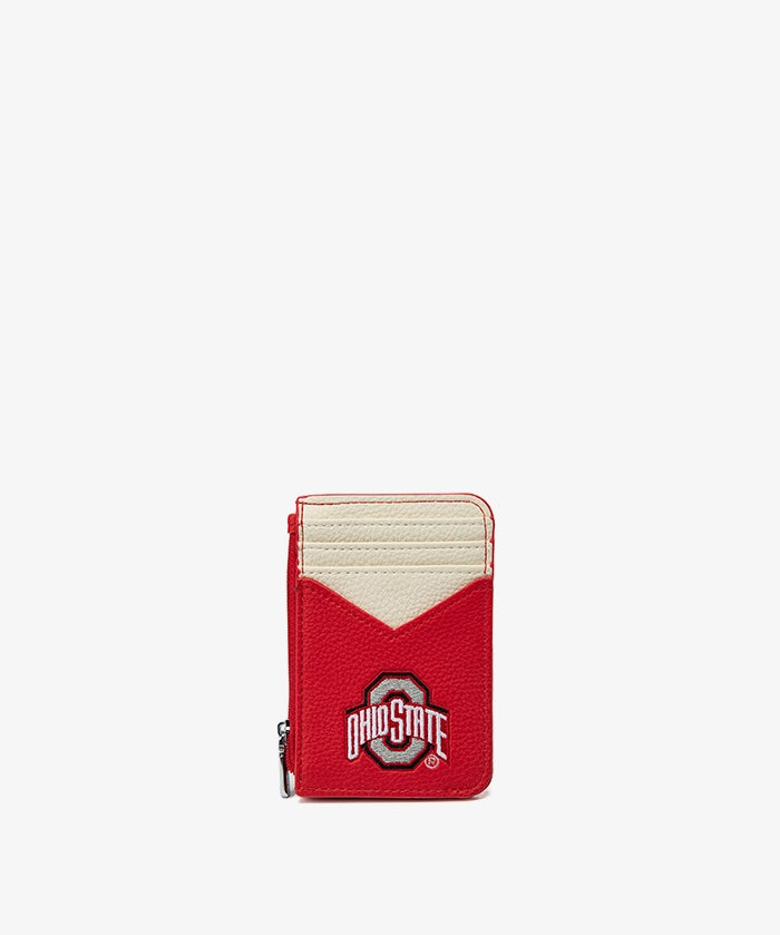 Ohio State Buckeyes Zip Card Case
