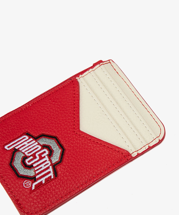 Ohio State Buckeyes Zip Card Case