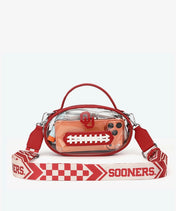 Oklahoma Sooners Football Clear Crossbody Bag