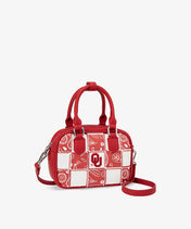 Oklahoma Sooners Paisley Bandana Mini Satchel Crossbody Bag