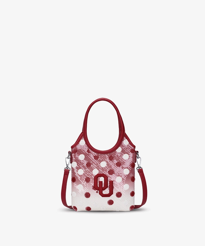 Oklahoma Sooners Top Handle Crossbody Bag
