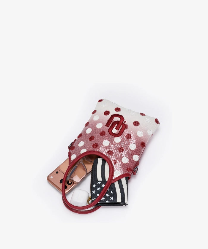 Oklahoma Sooners Top Handle Crossbody Bag