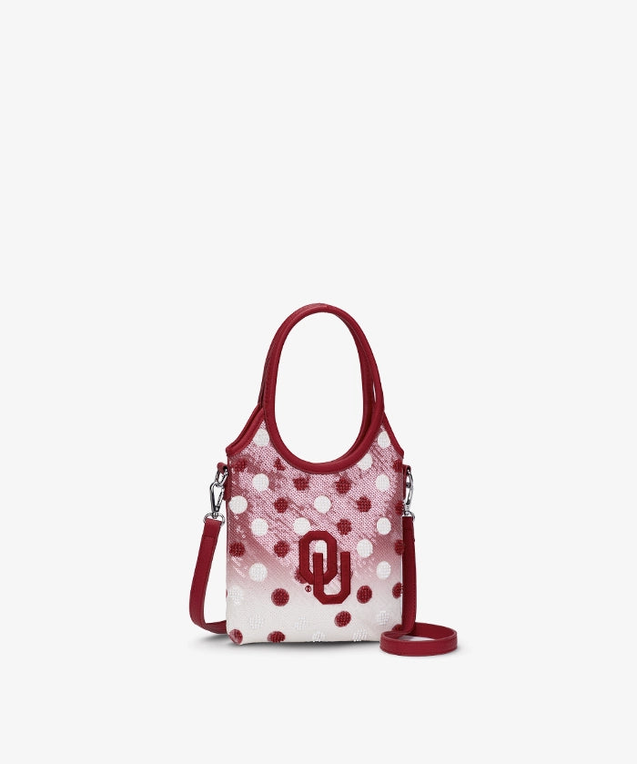 Oklahoma Sooners Top Handle Crossbody Bag