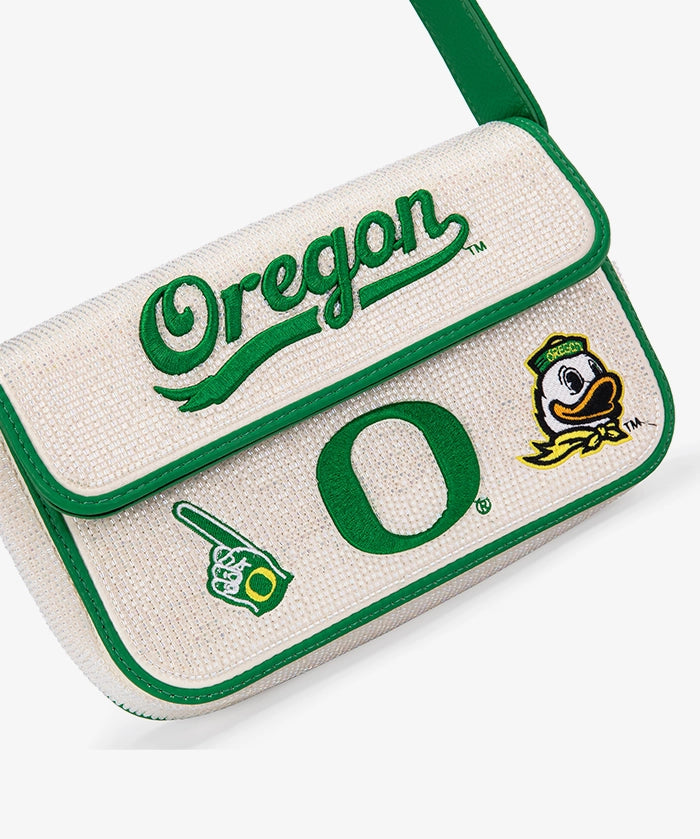 Oregon Ducks Beaded Bag