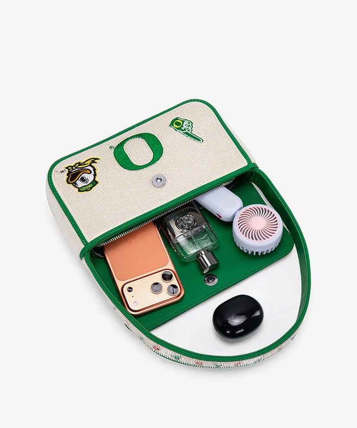 Oregon Ducks Beaded Bag