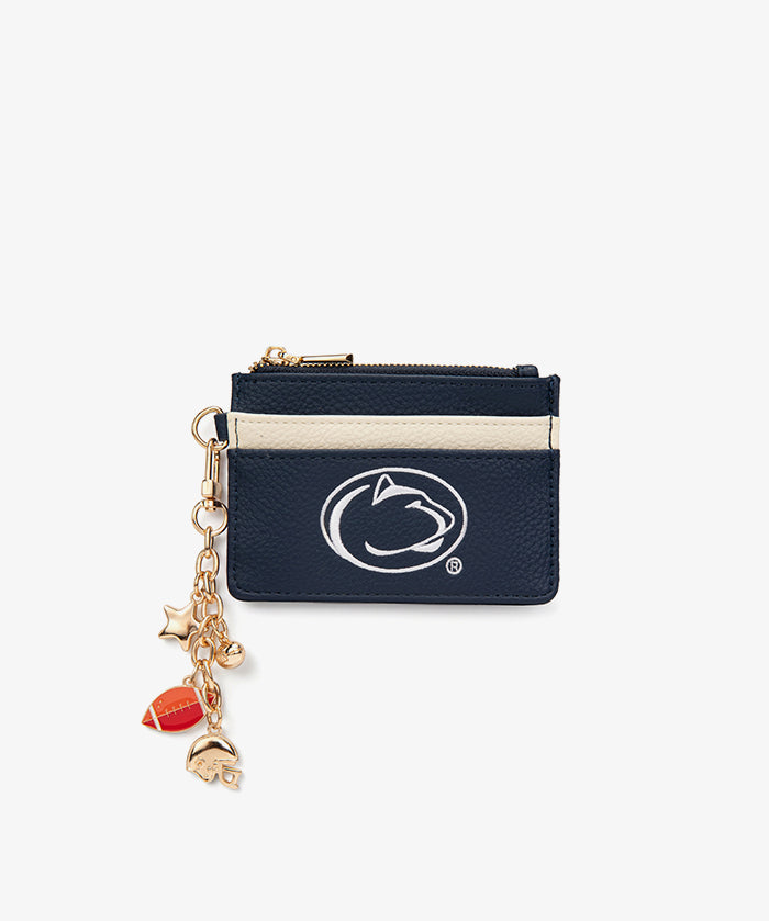 Penn State Nittany Lions Card Holder with Football Charm
