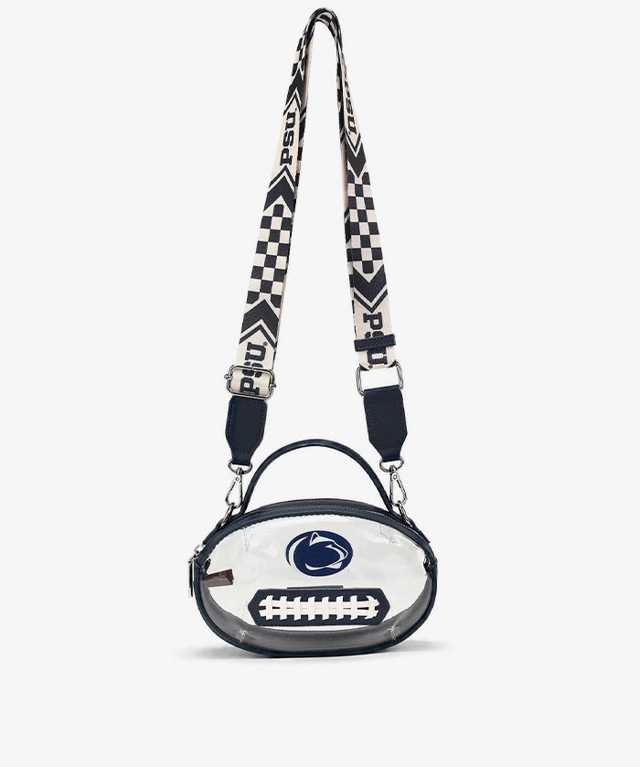 Penn State Nittany Lions Football Clear Crossbody Bag
