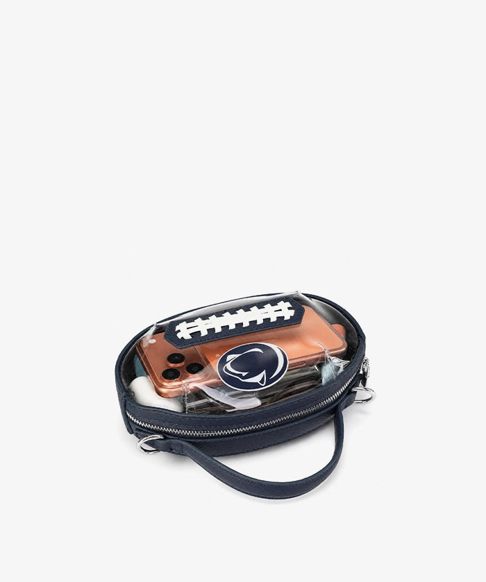 Penn State Nittany Lions Football Clear Crossbody Bag
