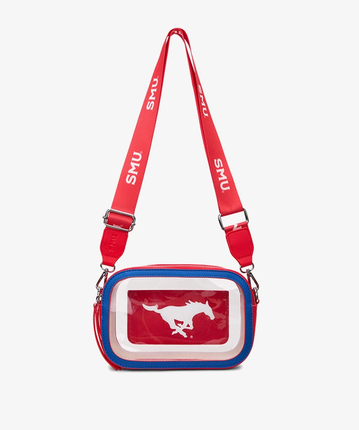 SouthernMethodistUniversityMustangsClearCrossbodyBag_2.webp
