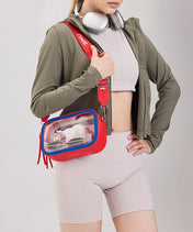 Southern Methodist University Mustangs Clear Camera Bag