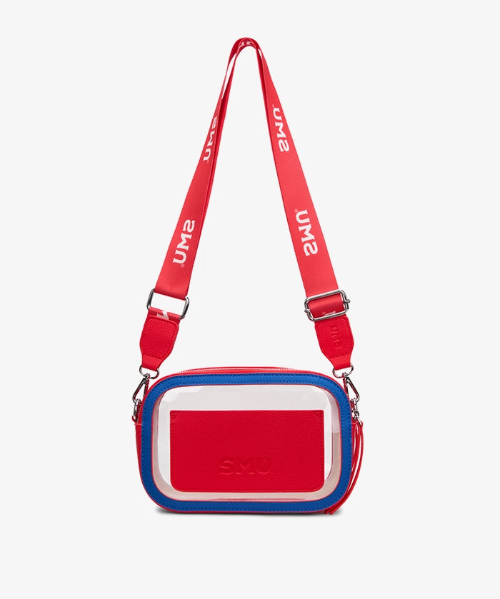 Southern Methodist University Mustangs Clear Camera Bag