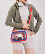 Southern Methodist University Mustangs Clear Camera Bag
