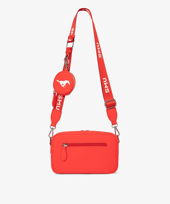 SMU Mustangs Crossbody Bag with Coin Pouch