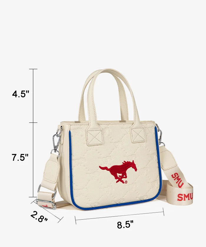 Southern Methodist University Mustangs Tote Bag with Coin Pouch