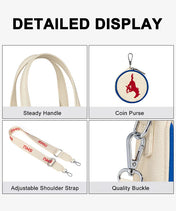 Southern Methodist University Mustangs Tote Bag with Coin Pouch