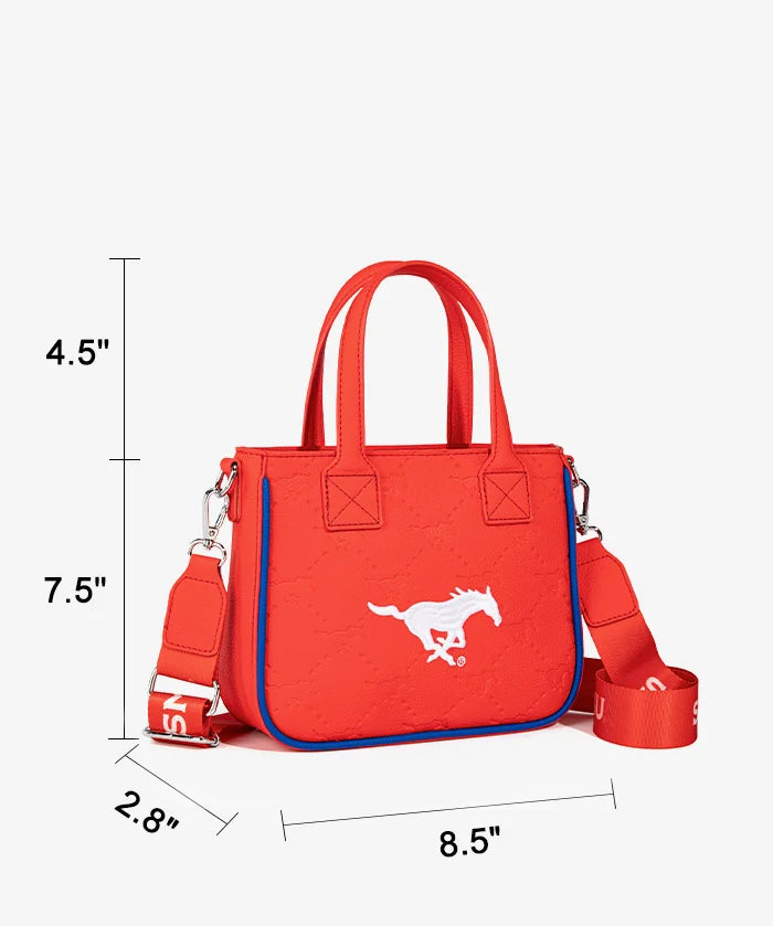 Southern Methodist University Mustangs Tote Bag with Coin Pouch
