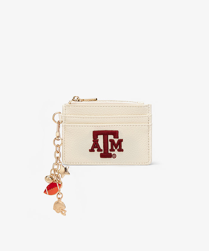 Texas A&M Aggies Card Holder with Football Charm