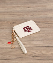 Texas A&M Aggies Card Holder with Football Charm