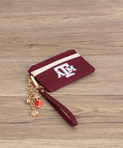 Texas A&M Aggies Card Holder with Football Charm