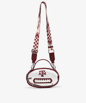 Texas A&M Aggies Football Clear Crossbody Bag