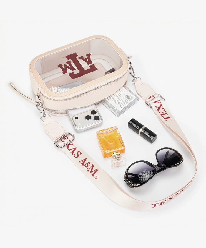 Texas A&M University Aggies Clear Camera Bag