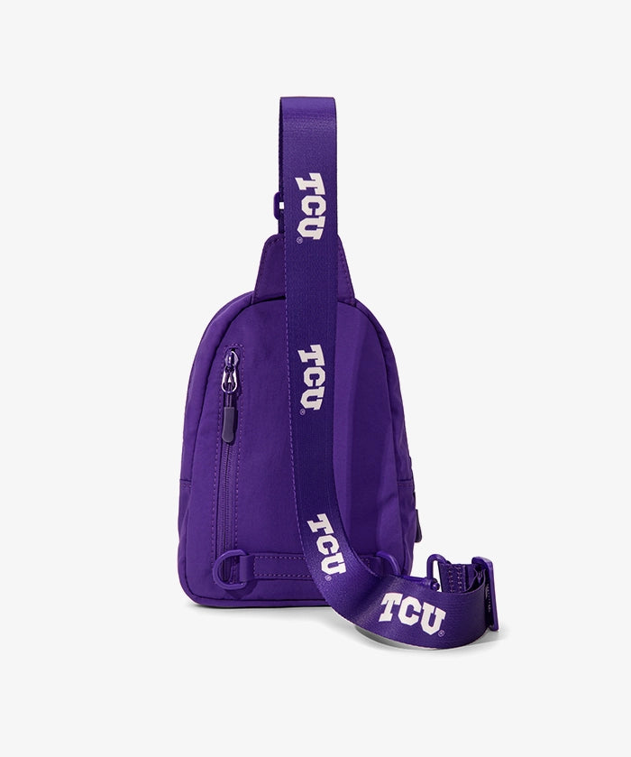 Texas Christian University Horned Frogs Canvas Sling Bag