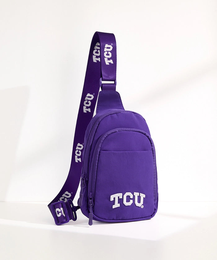 Texas Christian University Horned Frogs Canvas Sling Bag