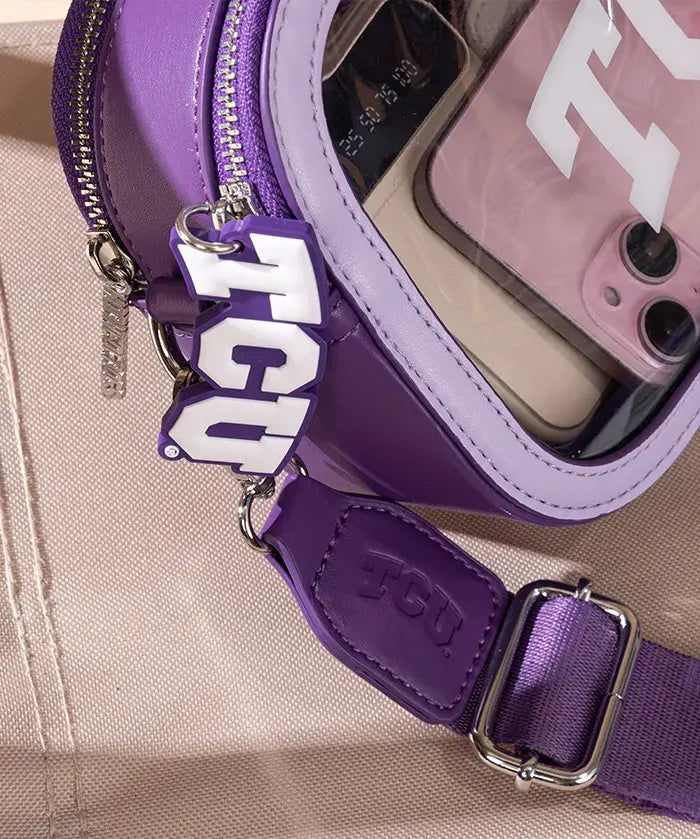 Texas Christian University Horned Frogs Clear Camera Bag
