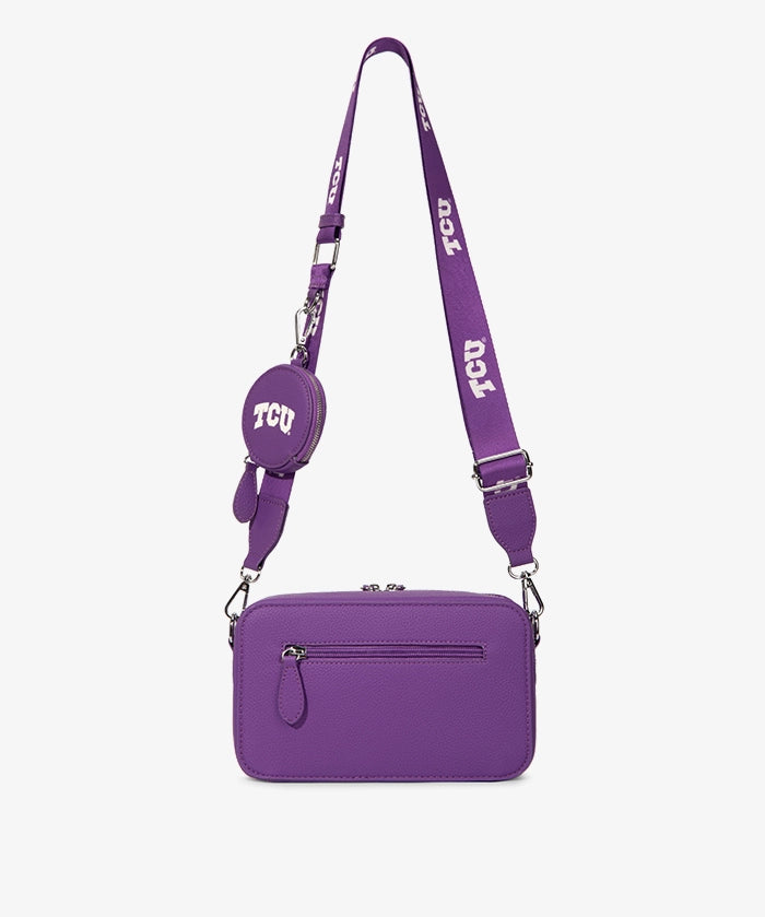 Texas Christian University Horned Frogs Crossbody Bag with Coin Pouch