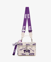 Texas Christian University Horned Frogs Box Bag with Top Handle