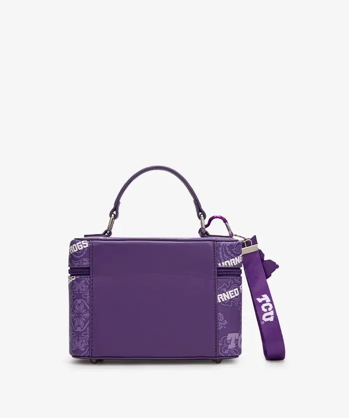 Texas Christian University Horned Frogs Box Bag with Top Handle