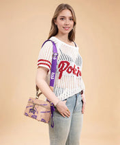 Texas Christian University Horned Frogs Box Bag with Top Handle