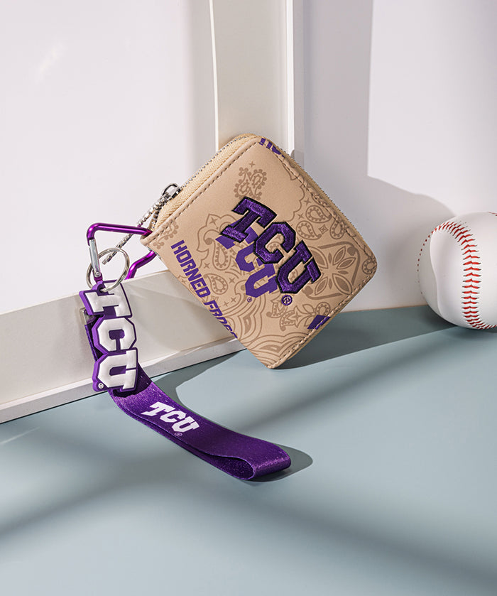 Texas Christian University Horned Frogs Mini Wristlet Wallet