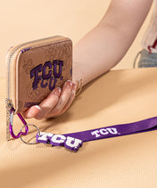 Texas Christian University Horned Frogs Mini Wristlet Wallet