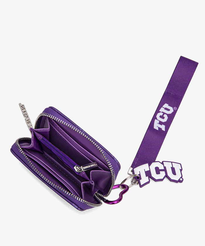 Texas Christian University Horned Frogs Mini Wristlet Wallet